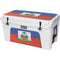 Haitian Flag Distressed YETI Tundra 75 Hard Cooler Skin
